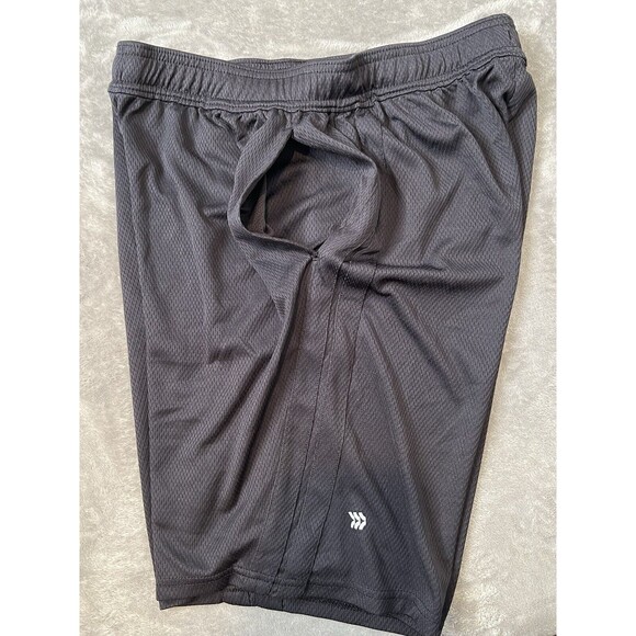 All In Motion Shorts Boys Medium Black Polyester Athletic Basketball Logo - Picture 10 of 12